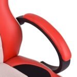 Ergonominė sportinio dizaino biuro ir žaidimų kėdė (Raudona)