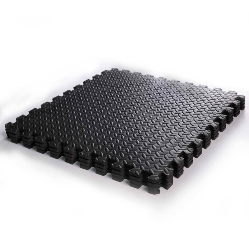 Daugiafunkciniai sujungiami grindų apsaugos kilimėliai (Juoda medžio raštas)