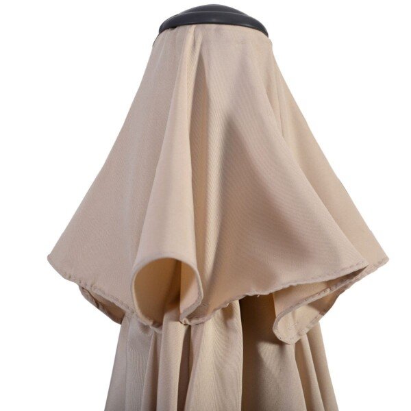 Stalinis skėtis nuo saulės su rankenėle 2 7 m (Smėlio)