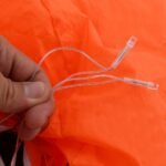 Pripučiama Helovino Dekoracija Dvasios ir Moliūgo su LED Apšvietimu (Oranžinė ir balta)