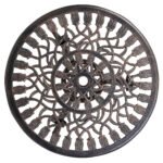 Aliuminio bistro komplektas su stalu ir 2 kėdėmis (Patina)