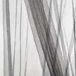 Kupolo formos lovos baldakimas su tinkleliu nuo uodų ir dekoratyviniais burbuliukais (Juoda)