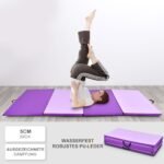 Sulankstomas minkštas gimnastikos kilimėlis (Violetinė)