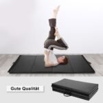 Sulankstomas nešiojamas sporto kilimėlis (Juoda)