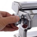 Makaronų gaminimo mašina reguliuojamo storio ir pločio (Sidabrinė)