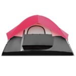 Vėjui atspari kupolinė palapinė 5-6 asmenims (Pilka)