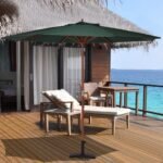 Aštuonkampis sodo skėtis nuo saulės 270 cm (Žalia)