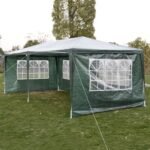 Erdvus sodo paviljonas renginiams ir šventėms 3x6 m (Žalia)