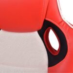 Ergonominė sportinio dizaino biuro ir žaidimų kėdė (Raudona)
