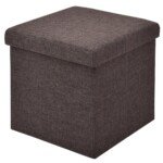 Daugiafunkcis sulankstomas pufas su daiktadėže (Smėlio spalvos)