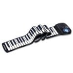 Nešiojamas 88 klavišų sulankstomas pianinas (Juoda ir balta)