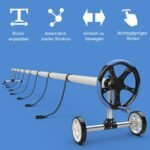 Sistemos ritinėlis su dirželiais 5 5 m (Pilka)