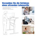 Reguliuojamo aukščio stalas su monitoriaus laikikliu (Ruda)