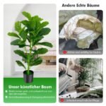 Dirbtinė figmedžio medžio forma 90 cm (Žalia)