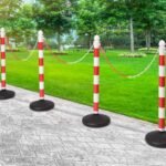 Aptvėrimo stulpelių ir grandinių rinkinys (Raudona)