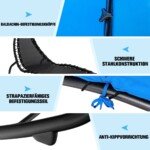 Supamoji gultavietė su atrama ir stogeliu (Mėlyna)