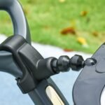 3 viename Vaikų stumdukas-važynėtukas su nuimamu stogeliu