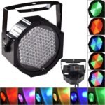 Profesionalus scenos efektų LED šviestuvas su 127 RGB diodais (Juoda)