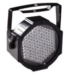 Profesionalus scenos efektų LED šviestuvas su 127 RGB diodais (Juoda)