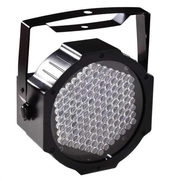 Profesionalus scenos efektų LED šviestuvas su 127 RGB diodais (Juoda)