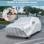 Vandeniui atspari automobilio danga su užtrauktuku (Sidabrinė)
