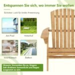 Sulankstoma bambukinė „Adirondack“ kėdė (Natūrali)