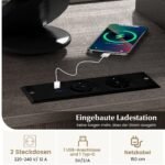 Mobilioji biuro spintelė su įkrovimo stotele ir ratukais (Ruda)