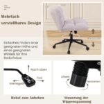 Ergonomiška biuro kėdė su ratukais ir plačia sėdyne (Šviesiai pilka)