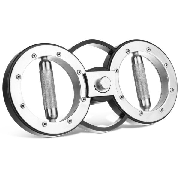 Rankų ir liemens treniruoklis su reguliuojamu pasipriešinimu (Sidabrinė)