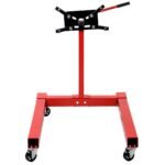 Variklio stovas su 570 kg kėlimo galia ir 360° pasukama platforma (Raudona)