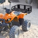 Universali ATV/UTV galinė bagažinė su tinklelio dizainu (Juoda)