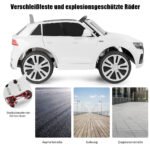 Elektrinis automobilis vaikams su nuotolinio valdymo pulteliu (Balta)