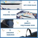 Talpinimo dėžė su dangčiu ir minkšta sėdyne (Tamsiai mėlyna)