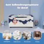 Talpinimo dėžė su dangčiu ir minkšta sėdyne (Tamsiai mėlyna)