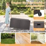 Lauko daiktadėžė 662 l (150 x 77 x 73 cm) (Ruda)