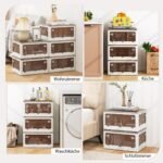 Talpinimo dėžių rinkinys su ratukais ir dangčiais 90L (Krembalta)