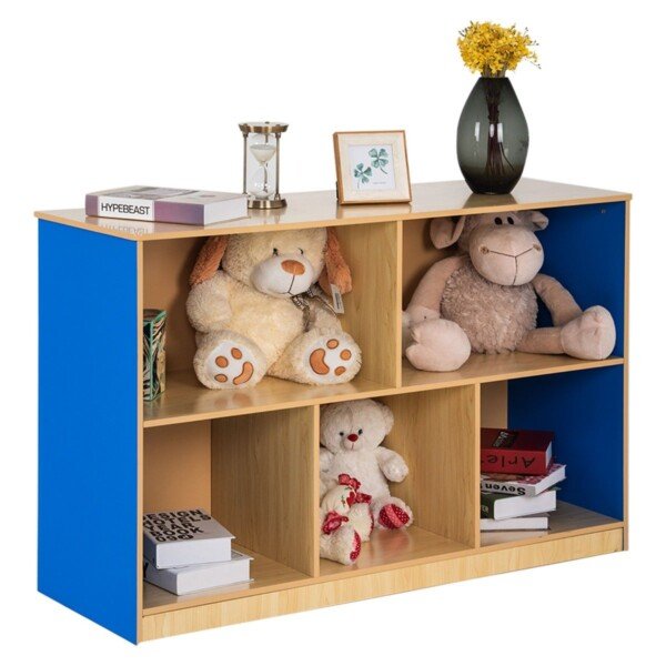 Talpykla su penkiomis atviromis lentynomis (Mėlyna)