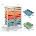 Mobilus penkiolikos stalčių laikymo vežimėlis (Įvairiaspalvė)