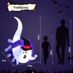 Pripučiama „Helovino“ puošmena „Demono dvasia rankoje“ (Įvairiaspalvė)