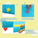 Pripučiamas vandens parkas su čiuožyklomis ir lipynėmis (Spalvotas)