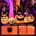 Pripučiama Helovino dekoracija su LED apšvietimu (Oranžinė)