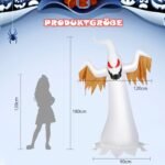 Priremiamas Helovino Dvasios Rekvizitas su LED Apšvietimu (Balta)