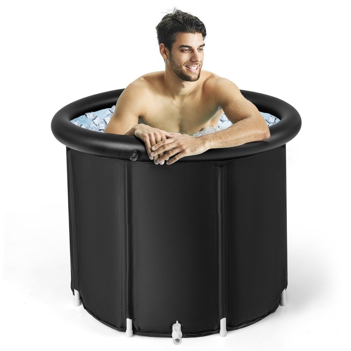 aufblasbares-bathtub-ba8137dk_1_ Nešiojama sulankstoma vonelė su transportavimo krepšiu (Juoda)