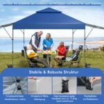 Greito surinkimo lauko renginių pavėsinė 300 x 537 cm (Mėlyna)