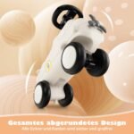 Vaikiškas paspiriamasis automobilis lėktuvo dizaino (Balta)