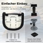 Kapitono valties sėdynė su atlenkiama atrama (Juoda ir balta)