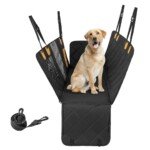 Vandeniui ir įbrėžimams atsparus automobilio sėdynės užvalkalas šunims 215 x 148 cm (Juoda)