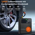 Nešiojama automobilio užvedimo ir kompresoriaus stotelė 2000 A (Juoda)