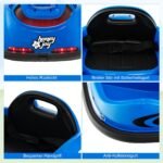 Elektrinis vaikiškas paspirtukas su 360° sukimu ir važiavimo pirmyn/atgal funkcija (Mėlyna)