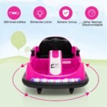 Elektrinis paspirtukas su 360 laipsnių sukimusi ir vairalazdėmis (Rožinė)